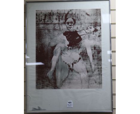 Sidney Nolan, limited edition print, signed in pencil, 23/65, overall 76 x 57cm