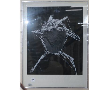 Sidney Nolan, limited edition print, Warrior, signed in pencil, 7/70, overall 78 x 58cm