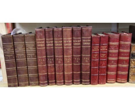 Wheatley, Henry B. - London Past and Present; It's history, associations, and traditions ... First Edition, 3 vols, earlier 2