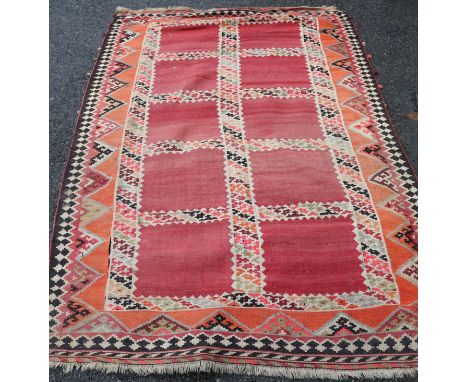 A large Kelim carpet 145 x