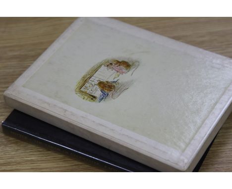 Potter, Beatrix - The Tailor of Gloucester, a facsimilie of the original manuscript and illustrations, number 243 of 1500, cl