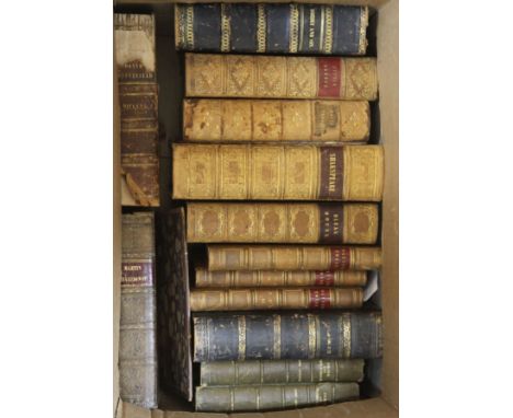 Old leather and cloth - A miscellany of mostly 19th and early 20th century books, including some Dickens first editions Varia