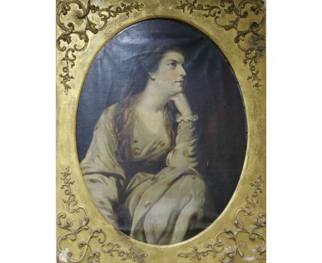 19th century English School, oil on canvas, Portrait of the Duchess of Gloucester, 88 x 66cm