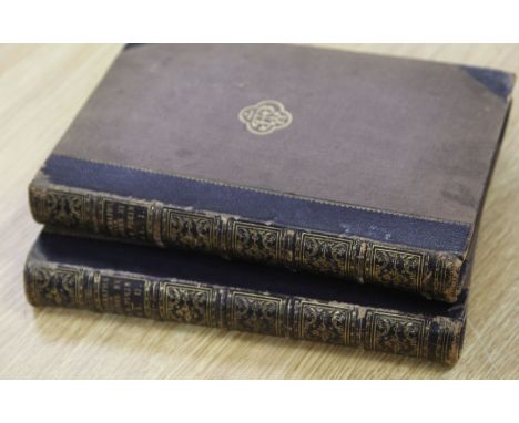 Ayling, Stephen - Photographs from Sketches by Augustus Welby N. Pugin. First edition, 2 vols, mounted frontis, 500 numbered 