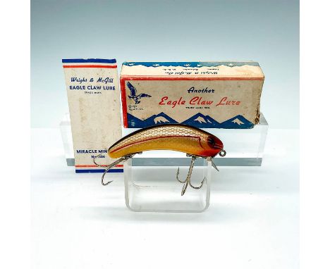 Miracle Minnow No. 304 features Wright &amp; McGill's attractive eyes and gentle curved profile. This item has its original b