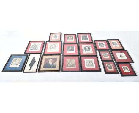 A large collection of Victorian 19th century &amp; later framed &amp; glazed religious&nbsp;portraits prints and engravings o