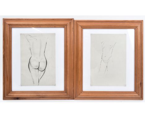 Eric Gill (1882 - 1940) - A pair of 20th century Eric Gill nude sketches prints from 'First Nudes'. First edition sketches pu
