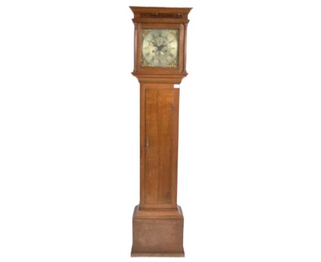 An 18th century West Country George II mahogany longcase grandfather clock by Moses Bradshaw of Charlton Kings, Cheltenham. T