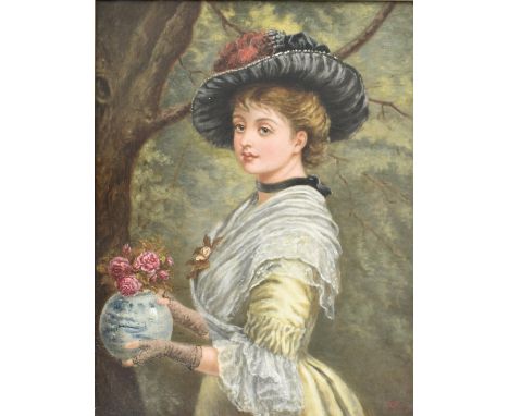 E. K. Prizeman (British school, 19th century) - A Victorian 19th century original oil on canvas painting, being a three quart