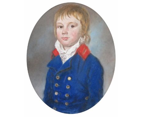 English School 18/19th Century Portrait of Mrs Catherine Compton c.1790; Portrait of Henry Combe Compton (1789-1866) Two, bot