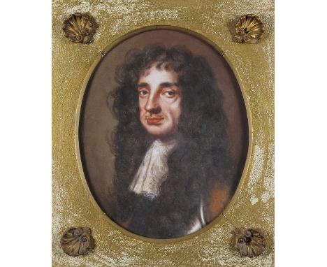 Attributed to Edmund Ashfield (fl. 1669-90) Portrait of Charles II Pastel on brown paper 26.5 x 21.5cm; 10½ x 8¼in Provenance