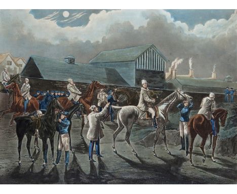 After Henry Alken The First Steeple-Chace on Record The set of four aquatints published by J. Harris in 1839 Each 37.5 x 42cm