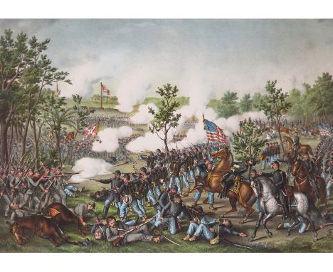 American School 19th Century Battle of Atlanta, Death of Gen. James B. McPherson, July 22nd 1864, Army of the Tennessee engag
