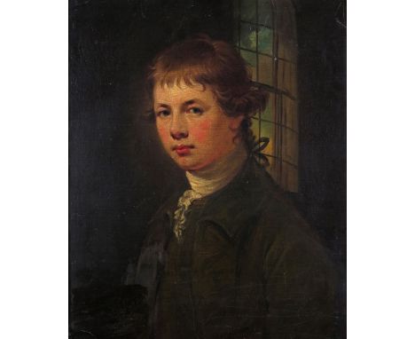 John Hoppner R.A. (1758-1810) Portrait of a boy, head and shoulders Oil on canvas 58 x 47cm; 23 x 18½in