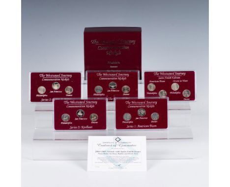 Collection includes Series 1: Peace Medal; Series 2: Keelboat; Series 1: American Bison; Series 2: Ocean in View; and Satin F