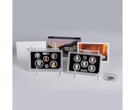 Collection includes ten 2020 San Francisco Mint coins: a Penny, a Nickel, a Dime, a Half Dollar, a Dollar, and 5 America The 
