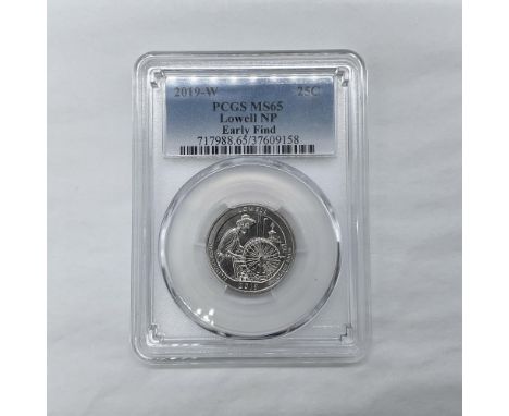 Early Find Slabbed. West Point Mint. Part of the America The Beautiful Quarters Program. The obverse side depicts the profile