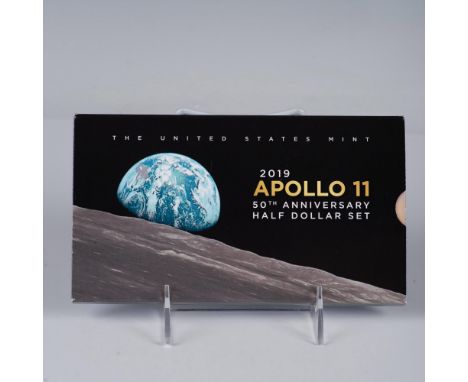San Francisco Mint. Coins minted to celebrate the first manned Moon landing. The set includes one Apollo 11 50th Anniversary 