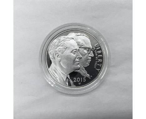 West Point Mint. Commemorating the 75th anniversary of the founding of the March of Dimes. The obverse side features the prof