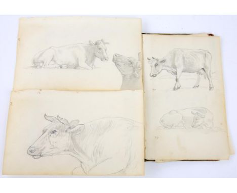 John Glover (British, 1767-1849), John Glover Sketchbook No. 71, to include 47 mainly pencil and some grey wash sketches of c