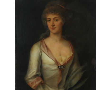 Nineteenth-century Scottish School, Portrait of Lady Richardson, wife of Sir James Richardson, oil on canvas, 77 x 63.5cm, fr