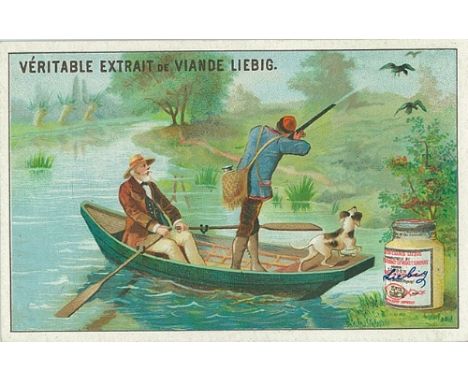 LIEBIG, Hunting, complete S.112, French, VG, 6