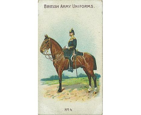 WILLS, British Army Uniforms, complete, Wild Woodbine, pin-holes (29), FR to G, 50