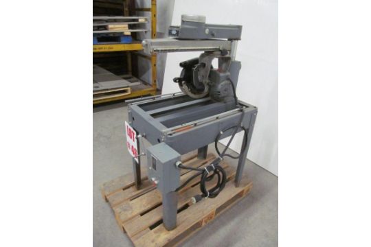 RADIAL ARM SAW MODEL ROCKWELL 438-02-314-0418 S/N: MM30843ZT 1 1/2HP 10 ...