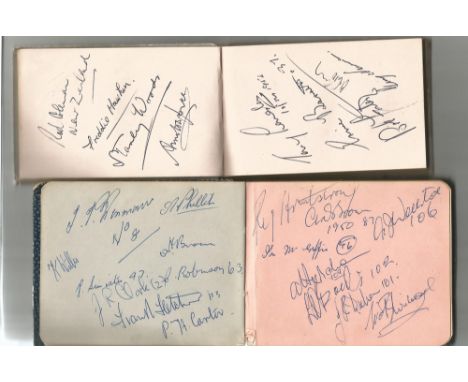1950s Isle of Man TT riders collection 2 vintage autograph book full of signatures from some legendary names from the TT race