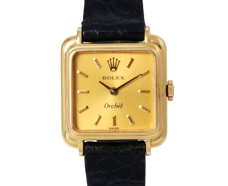 ROLEX Vintage Cellini Orchid, Ref. 2682/8. Damenuhr. Ca. 1970er Jahre. Gold 18K. Handaufzug-Werk, Kaliber 60, funktionsfähig.