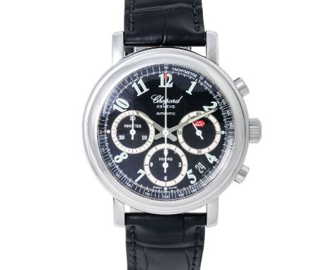 CHOPARD Mille Miglia Chronograph, Ref. 16/8331-3001. Armbanduhr. Ca. 2000er Jahre. Edelstahl. Automatik-Werk, Kaliber ETA 289