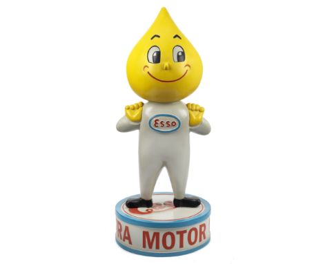 A hand-painted 'Mr Drip' standing forecourt display figure,modern, fibreglass construction, depicting the Esso advertising ch