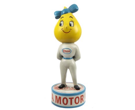 A hand-painted 'Mrs Drip' standing forecourt display figure,modern, fibreglass construction, depicting the Esso advertising c