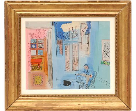 RAOUL DUFY 'L'Atelier de l'Impasse Guelma', 1969, lithograph after the painting on arches, printed at Mourlot studio, 50cm x 
