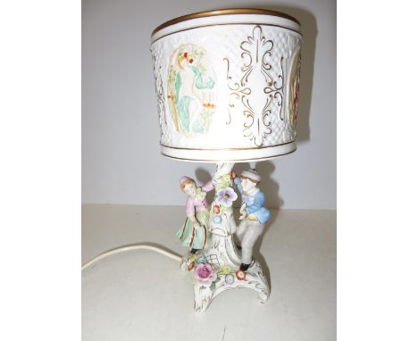 Ceramic Figural Lamp 