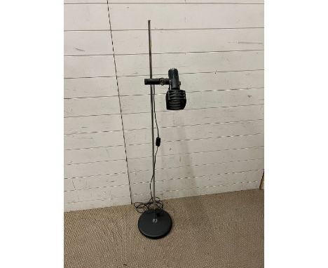 A black vintage floor lamp 