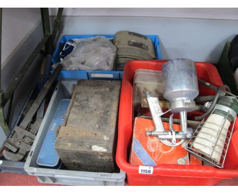Gedore Socket Sets, Record 18 Wrenches, many other tools:- Four Boxes.