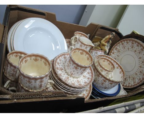 A Late XIX Century Tea Service, Denby plates, etc:- One Box.