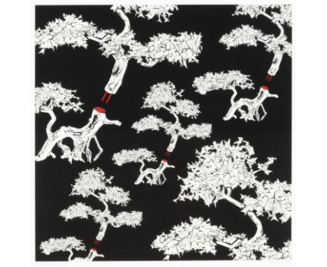 YUANHE CAI (born 1985)Trees  2013Signée, datée et numérotée 2/5Lithographie en couleursGetekend, gedateerd en genummerd 2/5 K