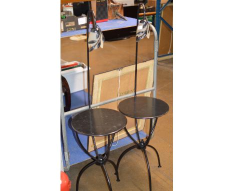 PAIR OF LAMP TABLES     