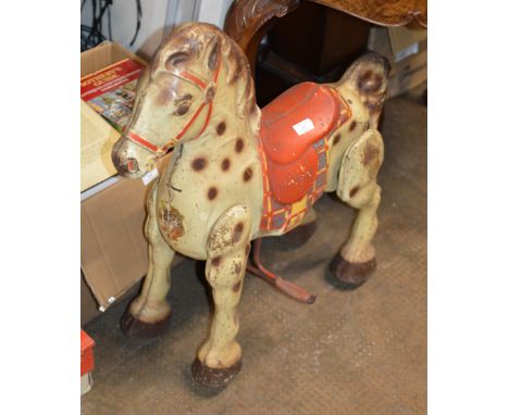 VINTAGE TIN PLATE HORSE     