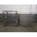 (2) Portable Steel Storage Racks