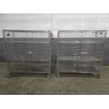 (2) Portable Steel Storage Racks