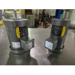 (2) .33 HP Baldor Motors, 230/460 Volts