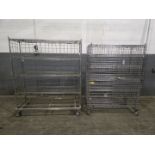 (2) Portable Steel Storage Racks
