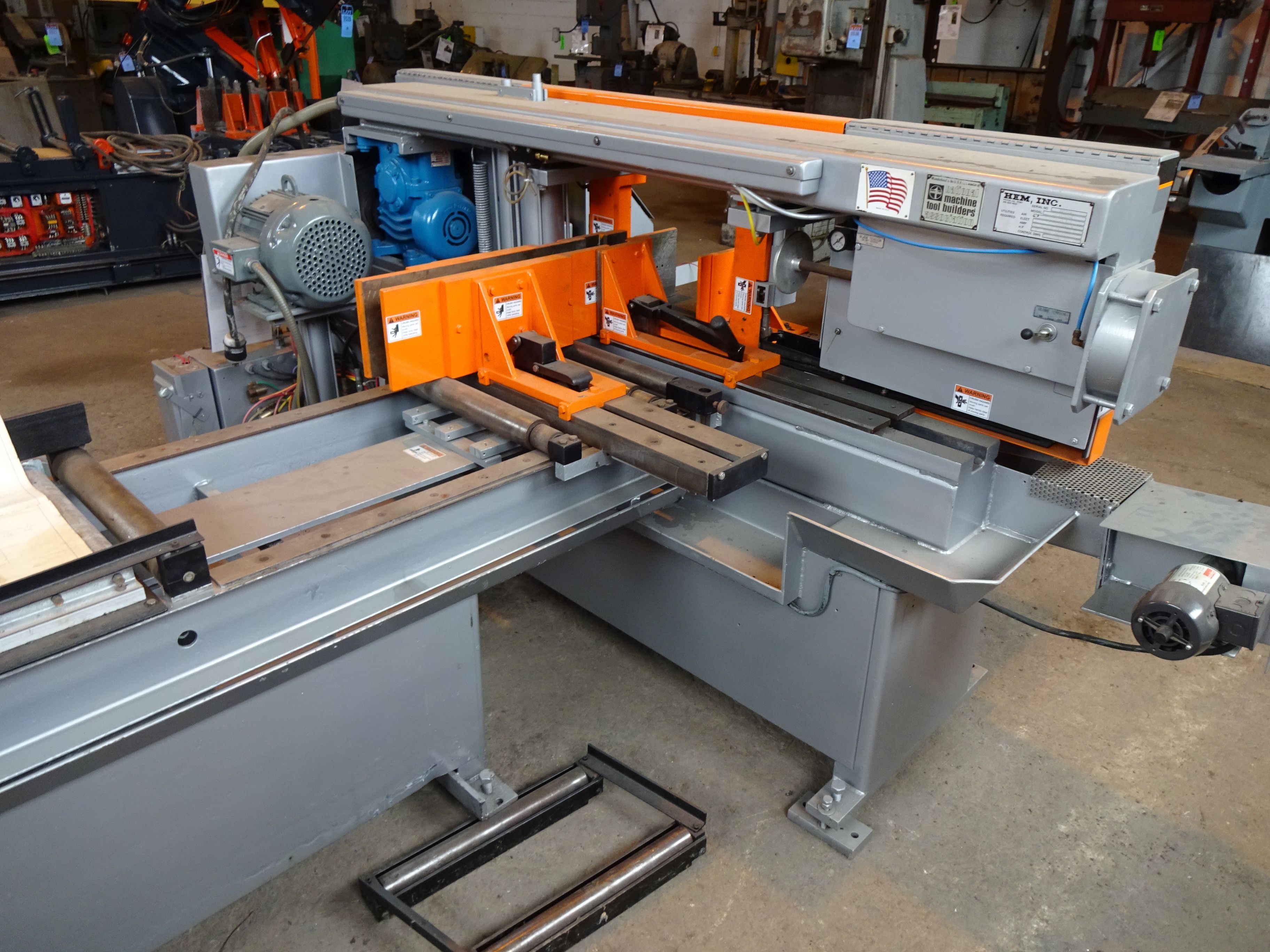 14" X 20" HEM MODEL 1200A AUTOMATIC HORIZONTAL BAND SAW; S/N 305789