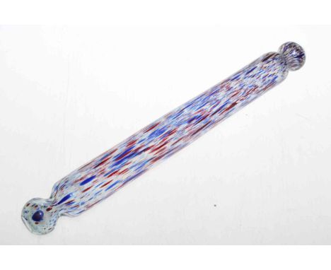 Nailsea glass rolling pin.