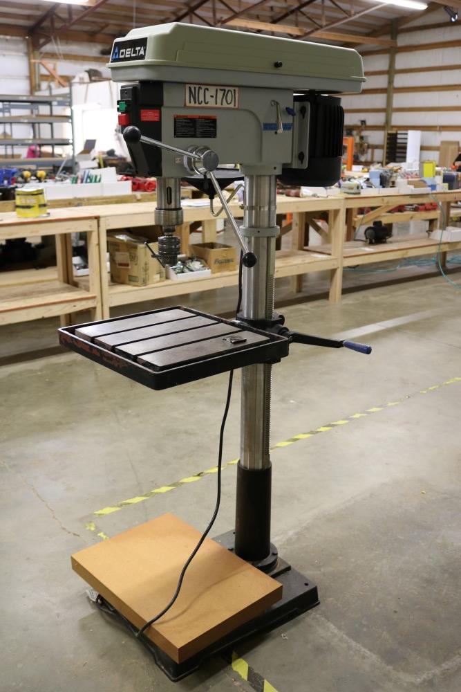 Delta Drill Press, Model 70200, 20", 1 HP with Jacobs Chuck, SN NCC1701
