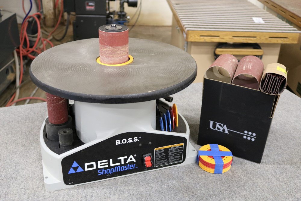 Delta B.O.S.S. Shop Master Bench Oscillating Spindle Sander, 1/4 HP, SN