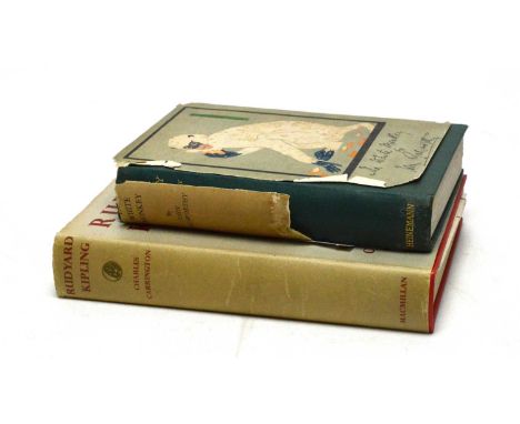 Carrington (Charles) Rudyard Kipling: His Life and Work, 8vo, cloth, illus, 1955; Galsworthy (John) The White Monkey, 8vo, cl